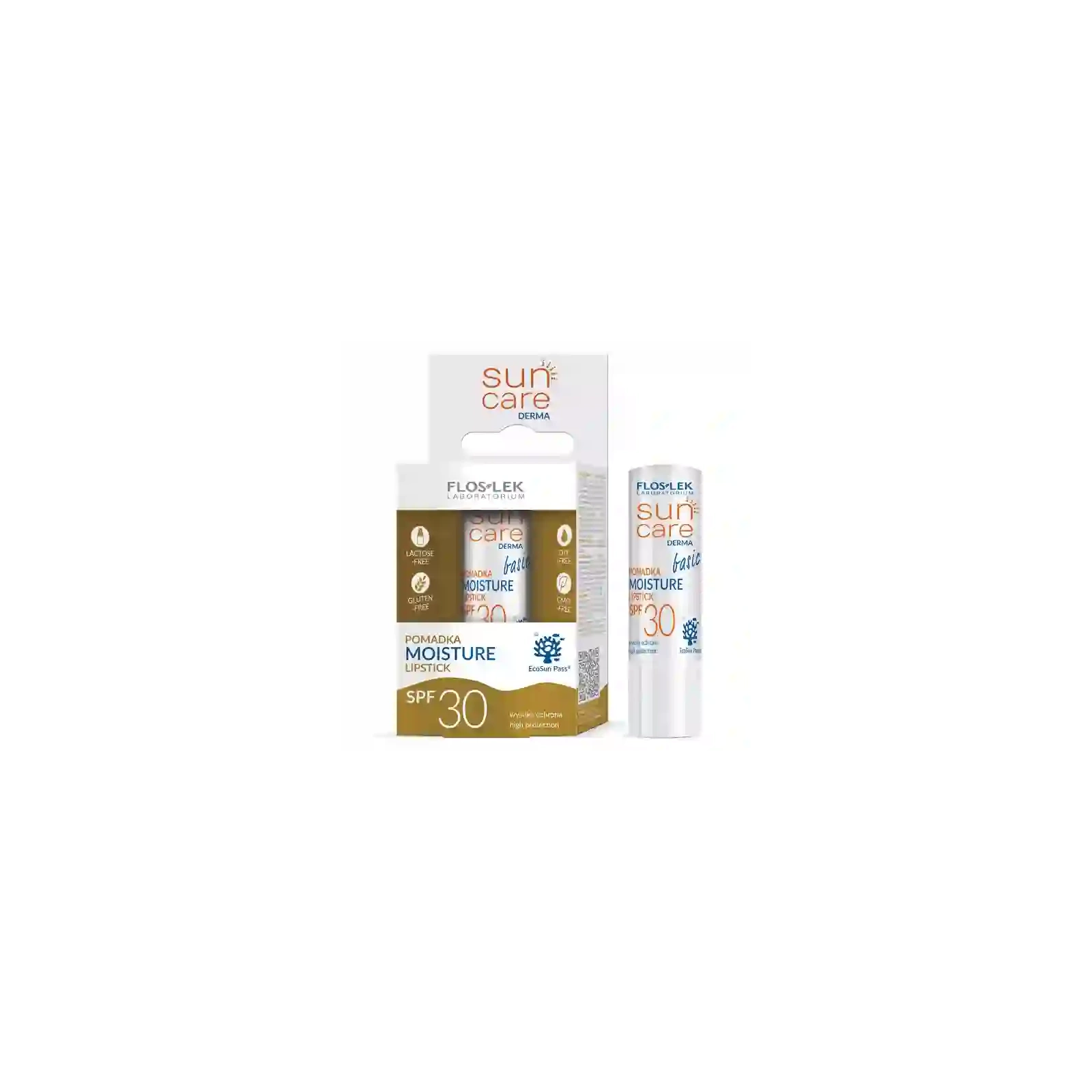 FLOSLEK Sun Care Derma pomadka ochronna Moisture SPF30 4g