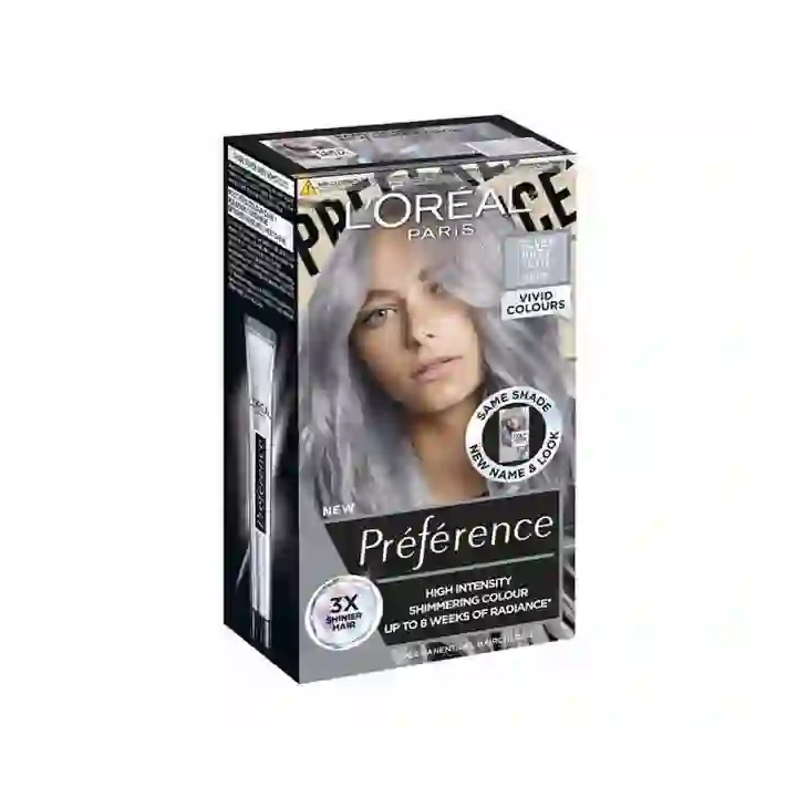 LOREAL Preference Vivid Colors 10.112 Silver Grey