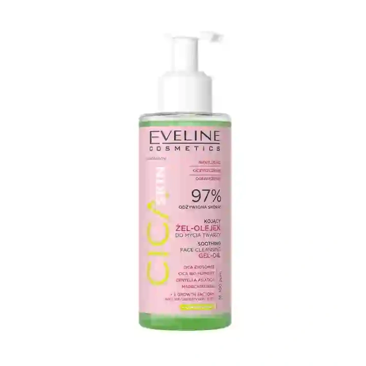 EVELINE Cica Skin kojący żel-olejek do mycia twarzy 145ml