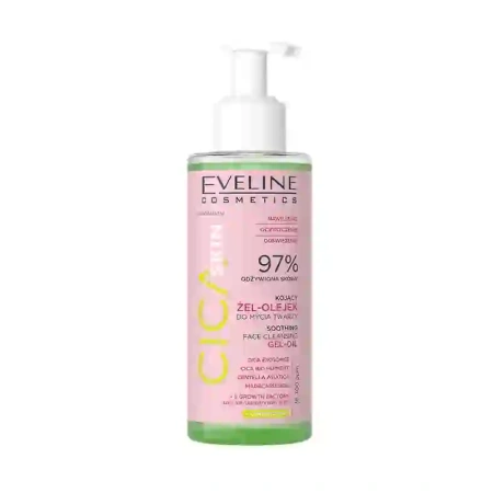EVELINE Cica Skin kojący żel-olejek do mycia twarzy 145ml