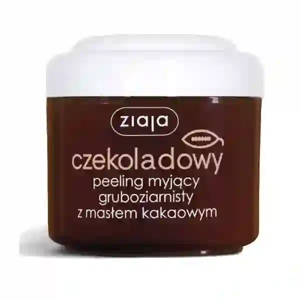 ZIAJA Czekoladowy peeling myjący gruboziarnisty z Masłem Kakaowym 200ml