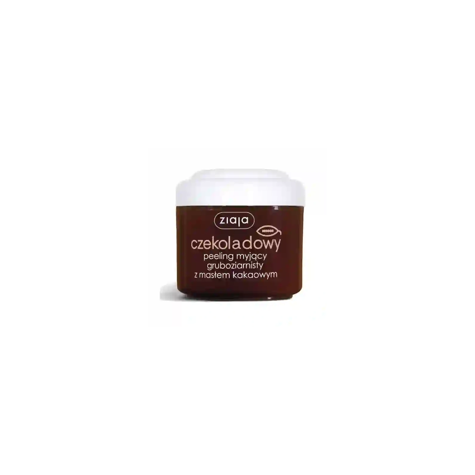 ZIAJA Czekoladowy peeling myjący gruboziarnisty z Masłem Kakaowym 200ml