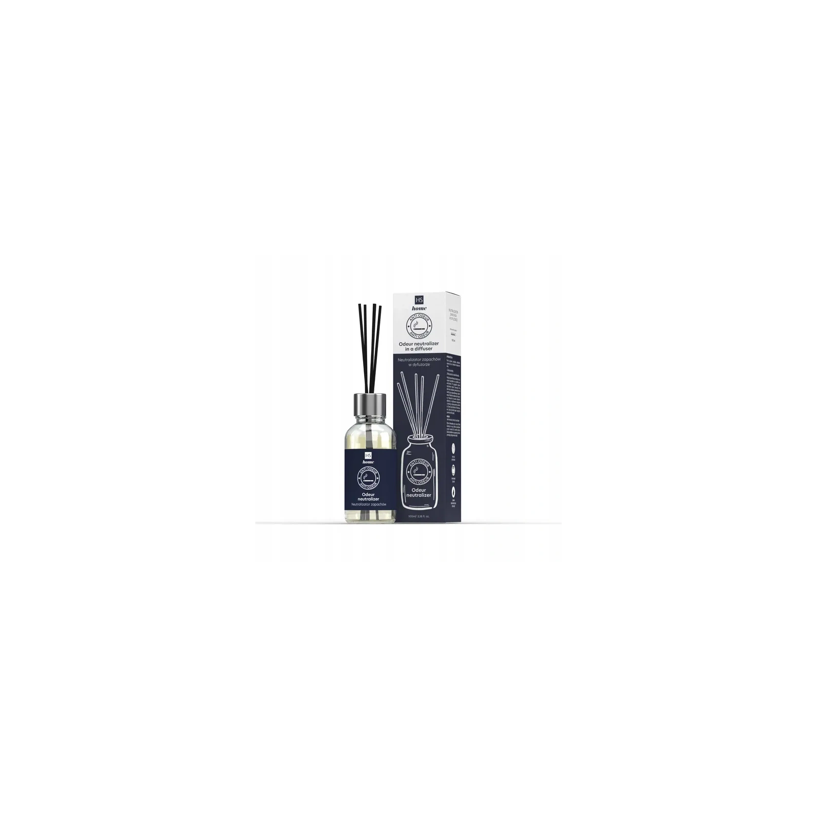 HISKIN Home neutralizator zapachów w formie dyfuzora Tytoń 100ml 
