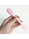ECARLA szczoteczka do pielęgnacji twarzy z aplikatorem 17,2x2,9cm Róż AK15R 