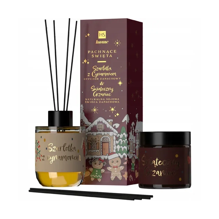 HISKIN Home Pachnące Święta zestaw [świeca 100ml + dyfuzor 80ml] Red