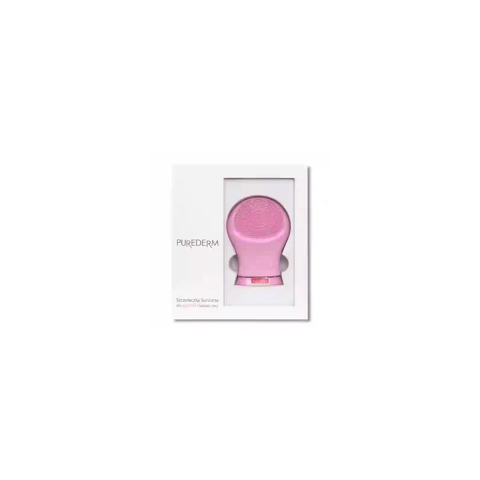 PUREDERM soniczna silikonowa szczoteczka do oczyszczania twarzy Pink Grand