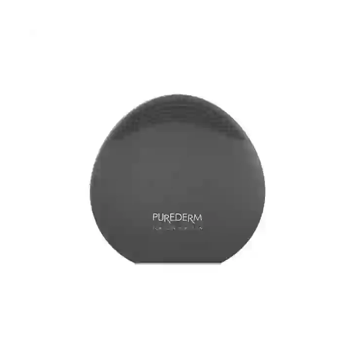 PUREDERM soniczna silikonowa szczoteczka do oczyszczania twarzy Czarna