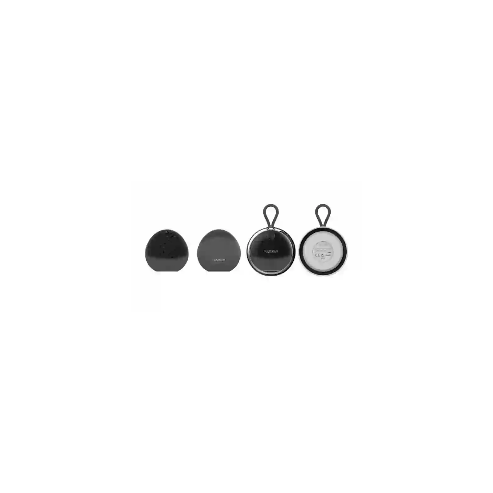 PUREDERM soniczna silikonowa szczoteczka do oczyszczania twarzy Czarna
