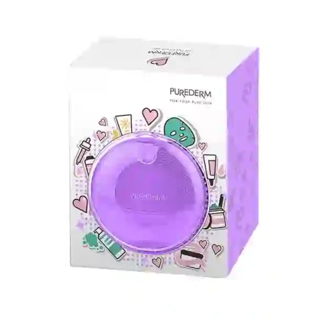 PUREDERM soniczna silikonowa szczoteczka do oczyszczania twarzy Lawenda