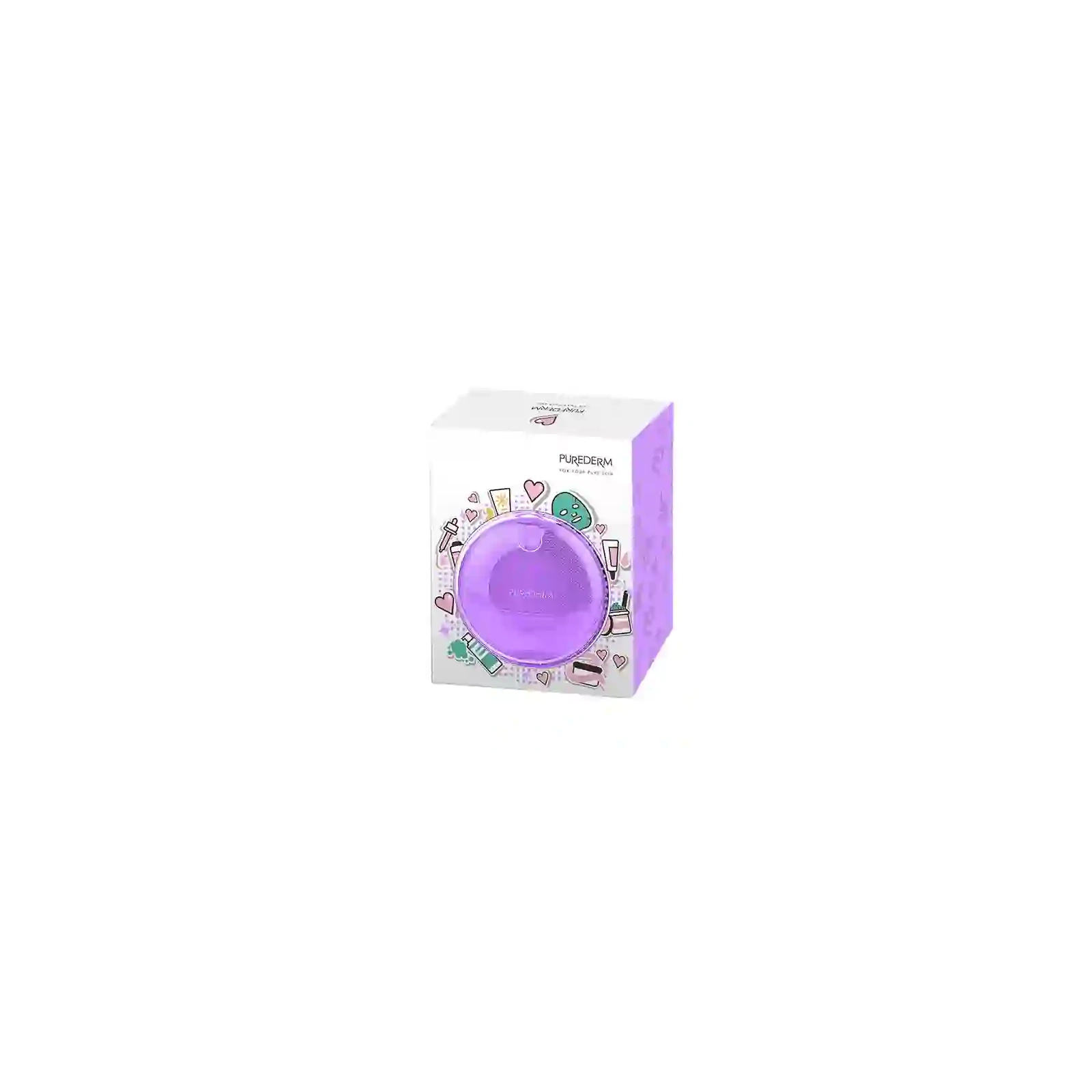 PUREDERM soniczna silikonowa szczoteczka do oczyszczania twarzy Lawenda