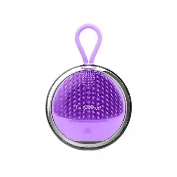 PUREDERM soniczna silikonowa szczoteczka do oczyszczania twarzy Lawenda