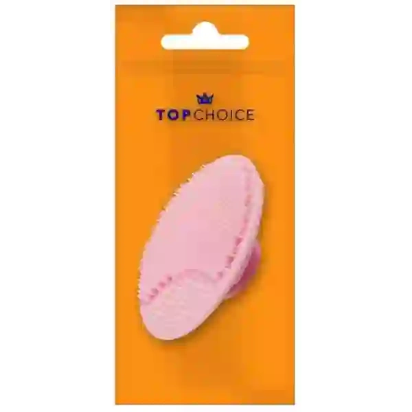 TOP CHOICE szczoteczka do mycia twarzy manualna, silikonowa 30628
