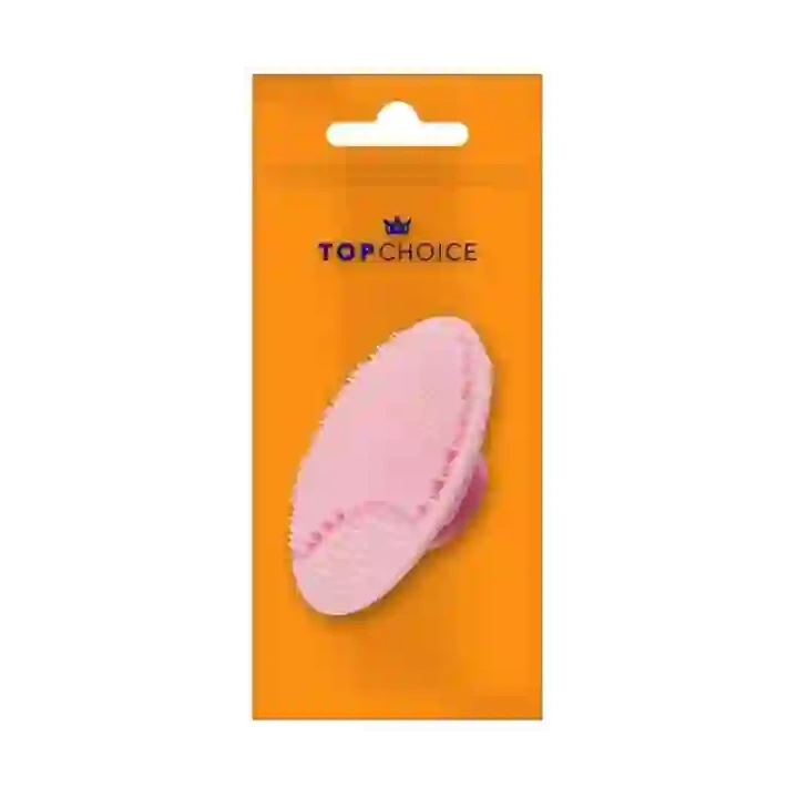 TOP CHOICE szczoteczka do mycia twarzy manualna, silikonowa 30628
