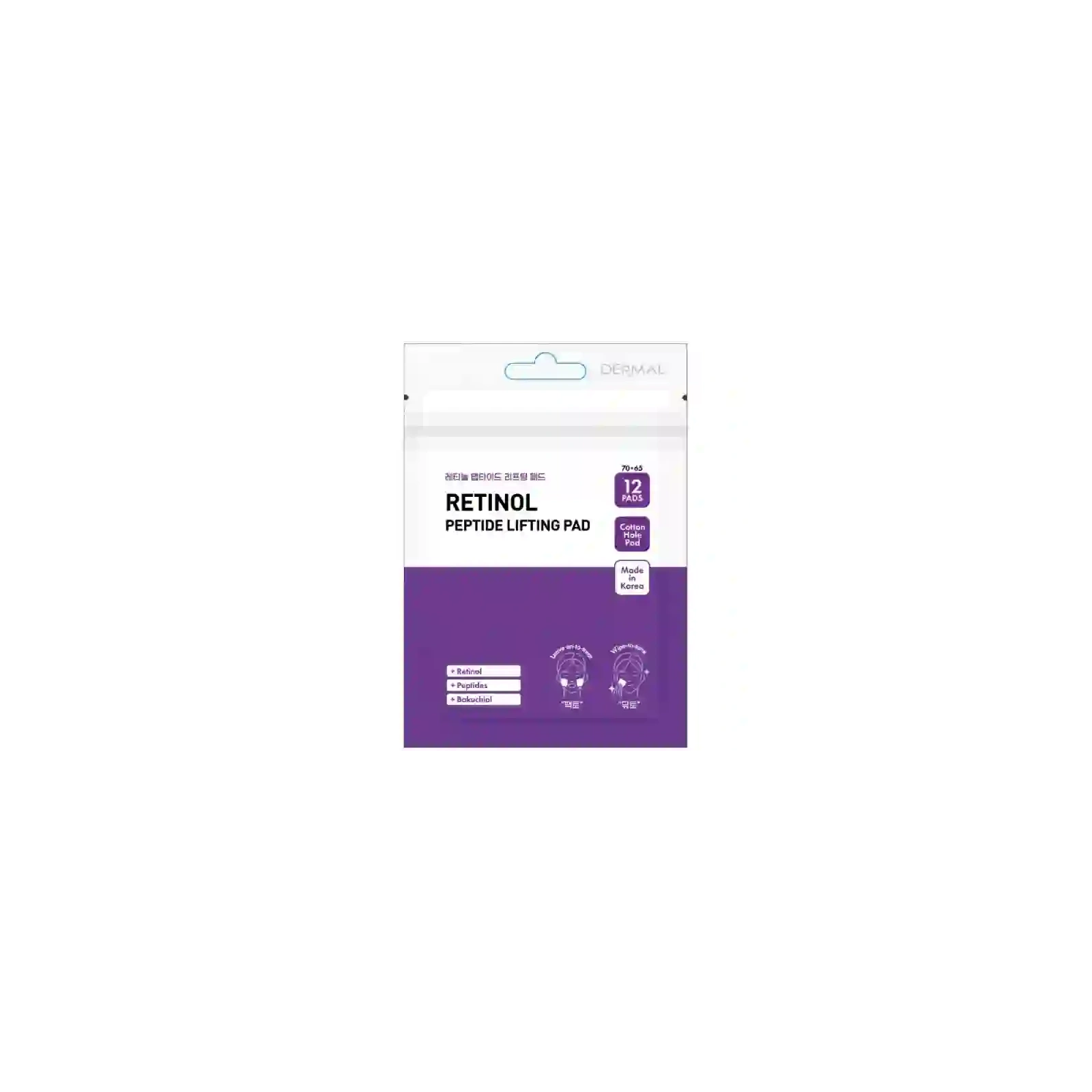 PRESENT SKIN Pad Retinol Peptide Lifting płatki do twarzy przeciwzmarszczkowe 12szt