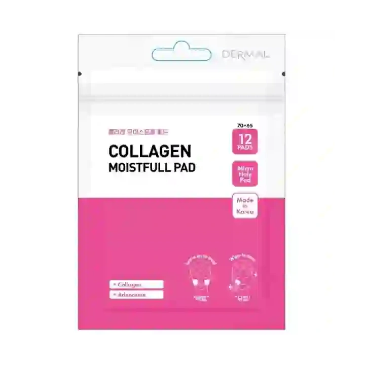PRESENT SKIN Pad Collagen Moistfull płatki do twarzy nawilżające 12szt