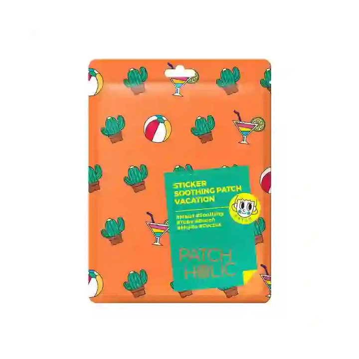 PATCH HOLIC Sticker Soothing Patch płatki do twarzy łagodzące Vacation 12g