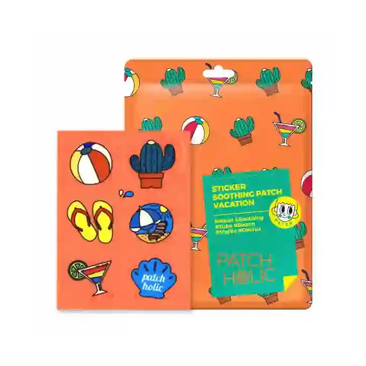 PATCH HOLIC Sticker Soothing Patch płatki do twarzy łagodzące Vacation 12g