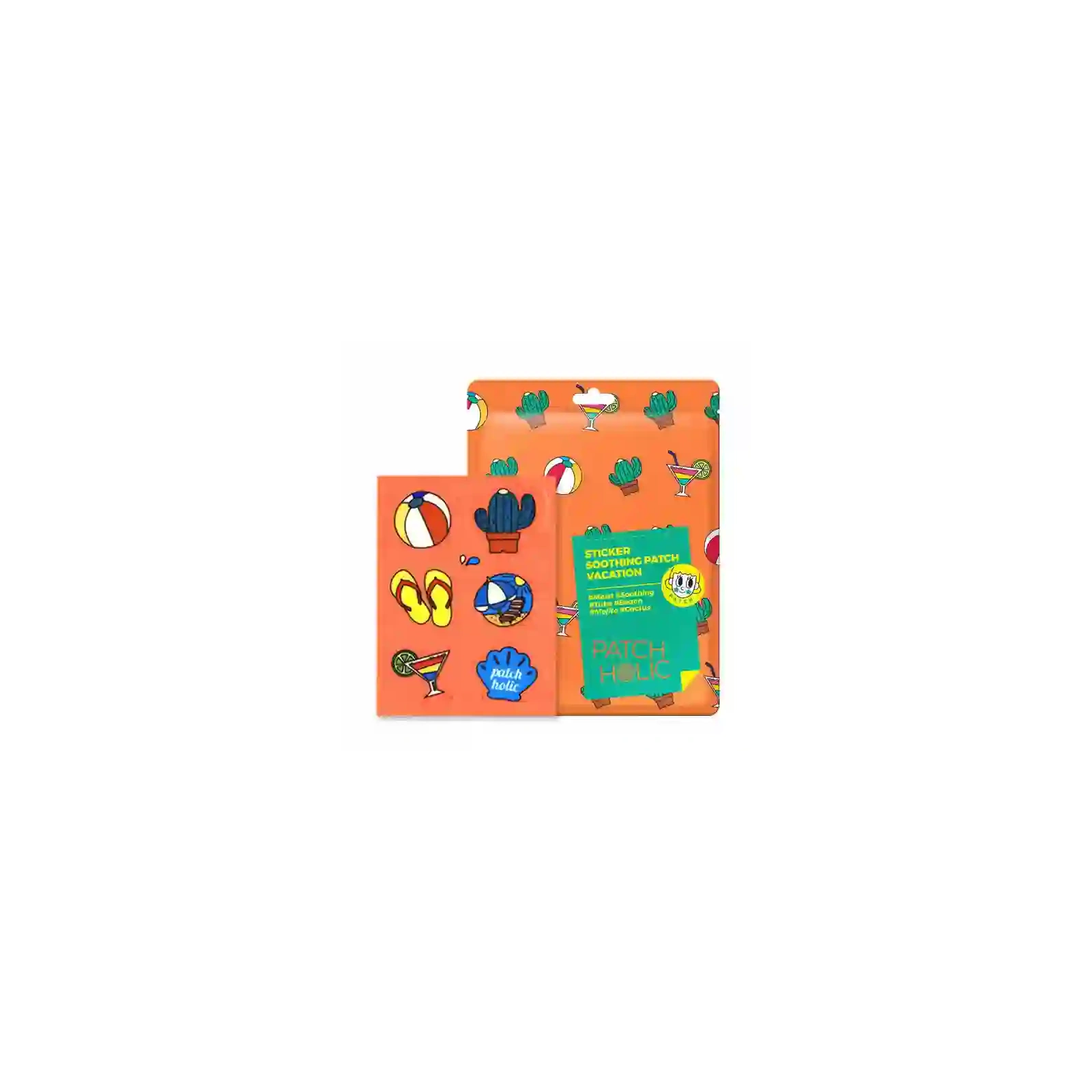 PATCH HOLIC Sticker Soothing Patch płatki do twarzy łagodzące Vacation 12g