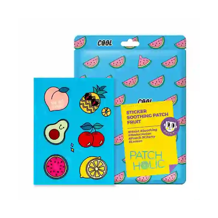 PATCH HOLIC Sticker Soothing Patch płatki do twarzy łagodzące Fruit 12g