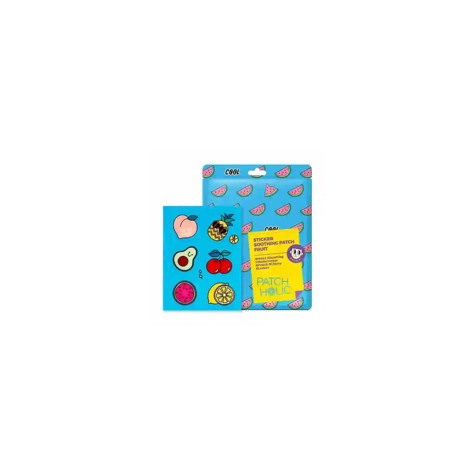 PATCH HOLIC Sticker Soothing Patch płatki do twarzy łagodzące Fruit 12g