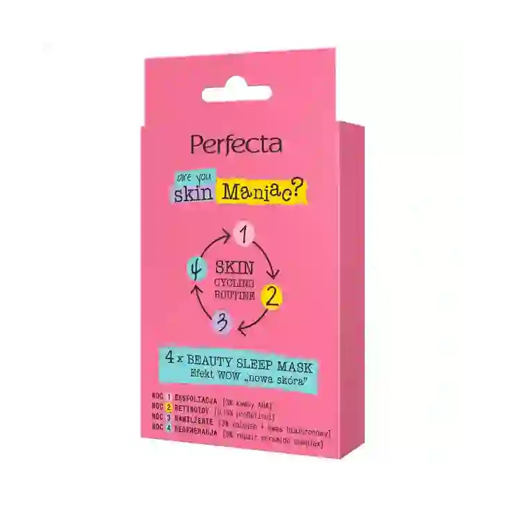 DAX Perfecta Skin Cycling Routine zestaw maseczek do twarzy 4szt 