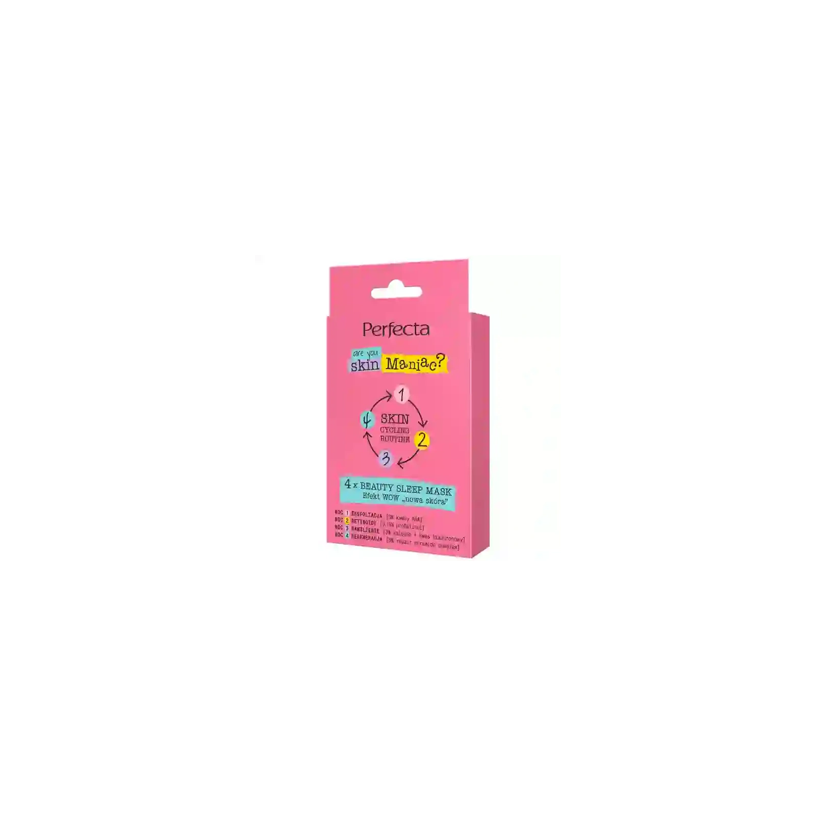 DAX Perfecta Skin Cycling Routine zestaw maseczek do twarzy 4szt 