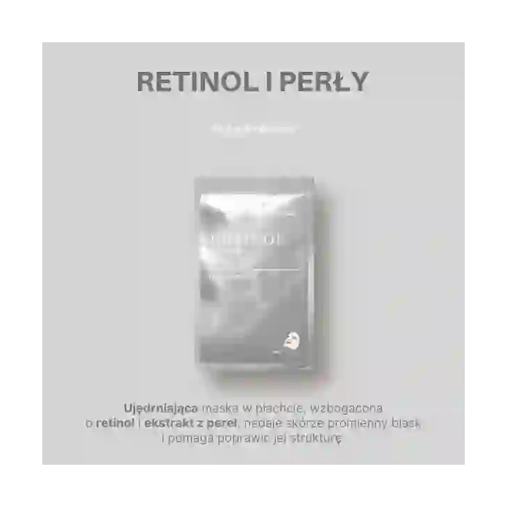 SKIN627 Facial Mask maeczka do twarzy w płacie Retinol & Pearl 22ml