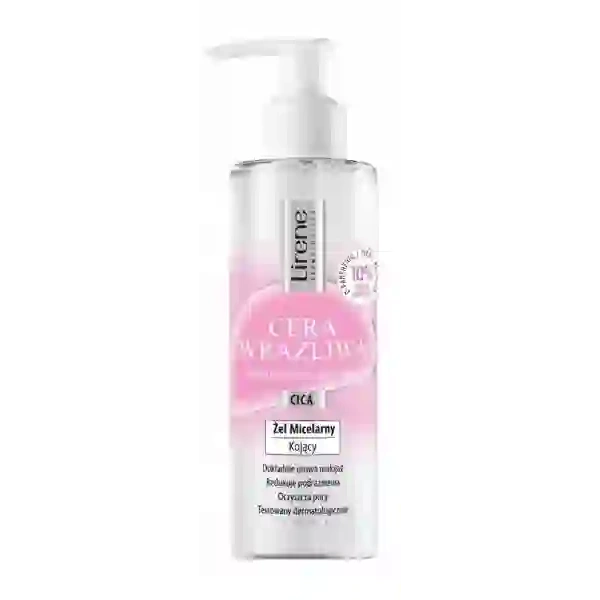 LIRENE Cera Wrażliwa żel do mycia twarzy micelarny kojący 145ml 