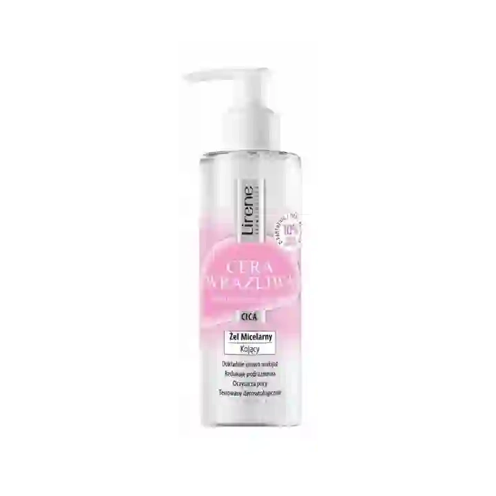 LIRENE Cera Wrażliwa żel do mycia twarzy micelarny kojący 145ml 