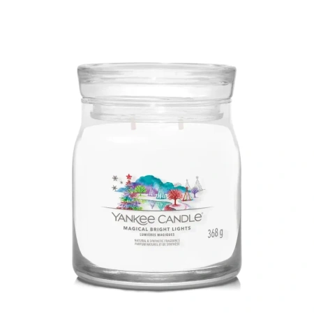 YANKEE CANDLE Signature Średnia świeca w słoiku MAGICAL BRIGHT LIGHTS 368g