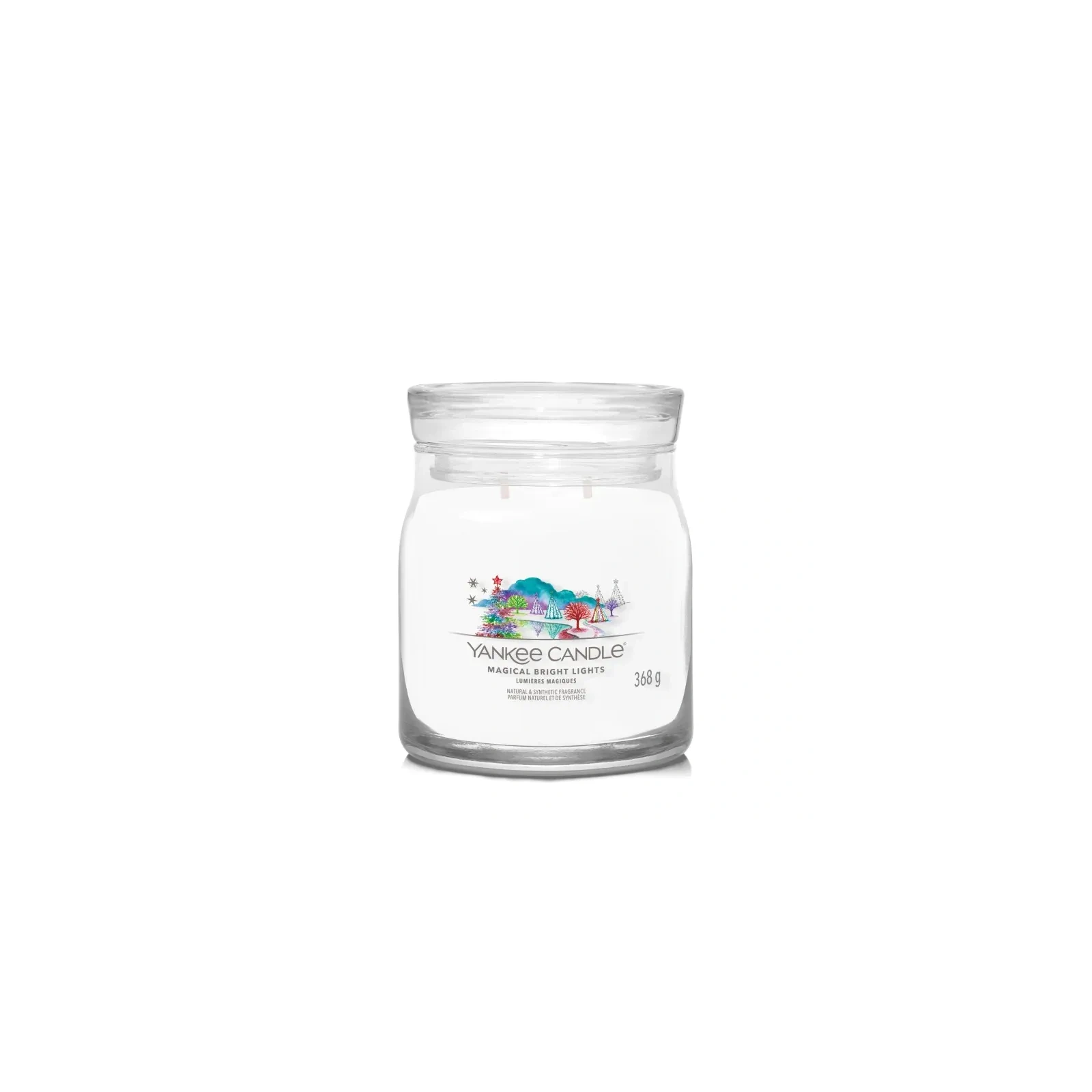 YANKEE CANDLE Signature Średnia świeca w słoiku MAGICAL BRIGHT LIGHTS 368g