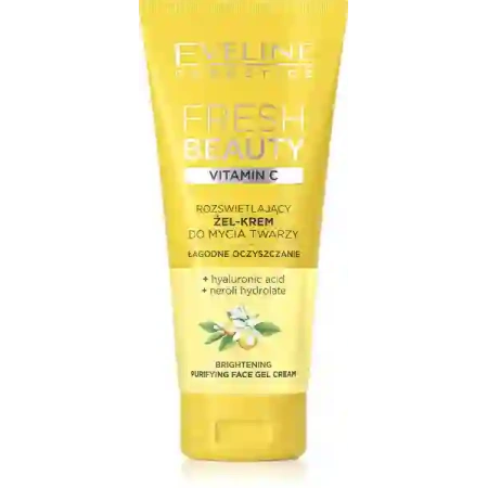 EVELINE Fresh Beauty żel-krem do mycia twarzy z Witaminą C 150ml