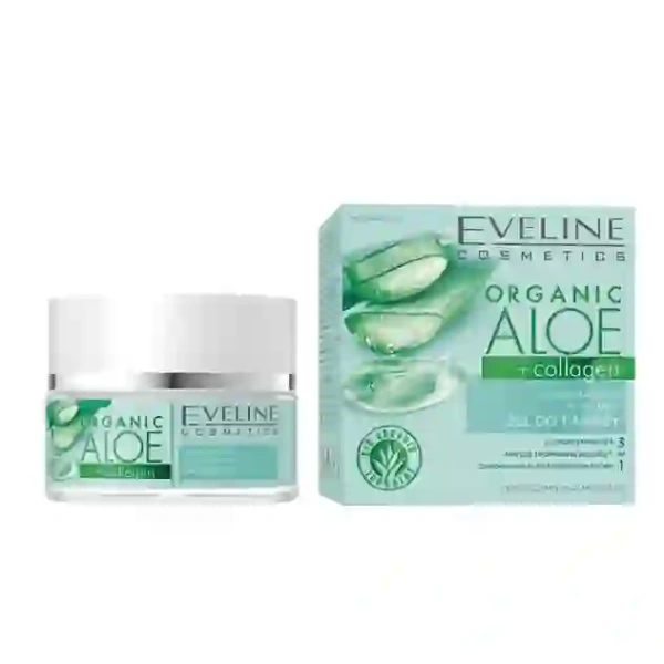 EVELINE Organic Aloe+Collagen żel do twarzy 50ml