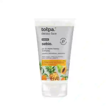 TOŁPA Sebio żel do mycia twarzy 3 enzymy 150ml
