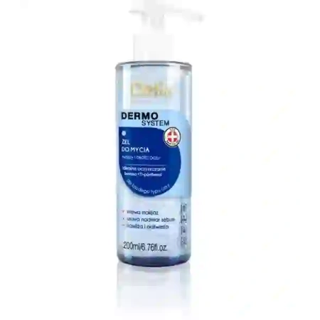 DELIA Dermo System żel do mycia twarzy i oczu 200ml
