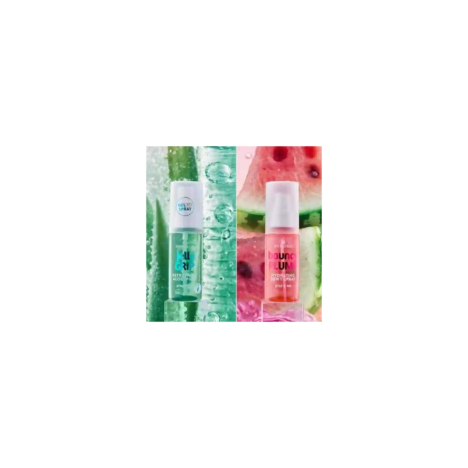 ESSENCE Jelly Grip Refreshing Aloe odświeżający żel w sprayu do twarzy 50ml