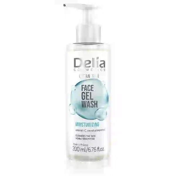 DELIA Clean Skin żel do mycia twarzy nawilżający 200ml