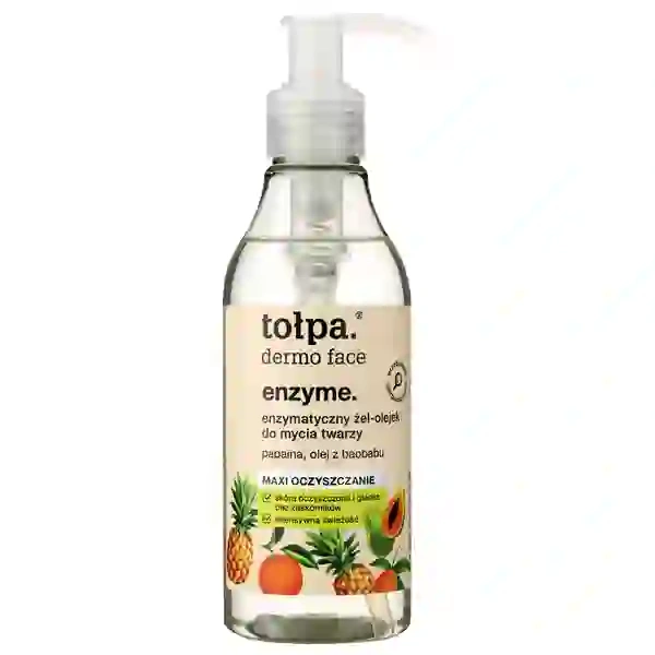 TOŁPA Dermo Face Enzyme enzymatyczny żel-olejek do mycia twarzy 195ml