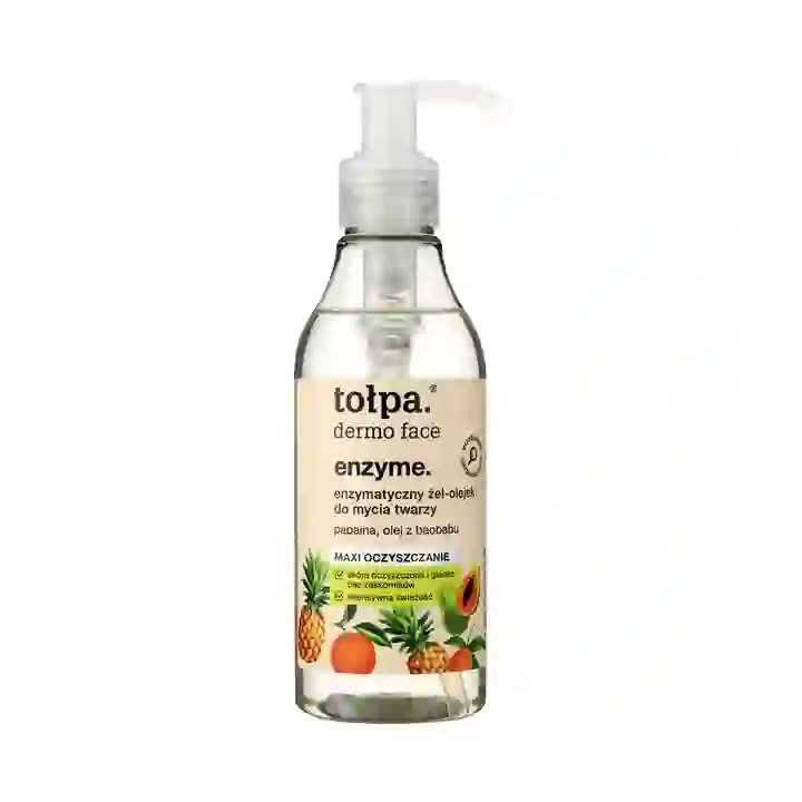 TOŁPA Dermo Face Enzyme enzymatyczny żel-olejek do mycia twarzy 195ml