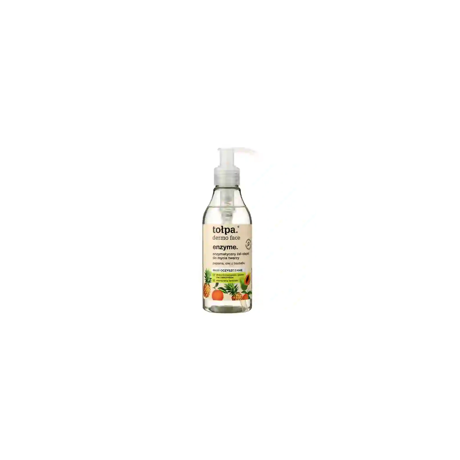 TOŁPA Dermo Face Enzyme enzymatyczny żel-olejek do mycia twarzy 195ml