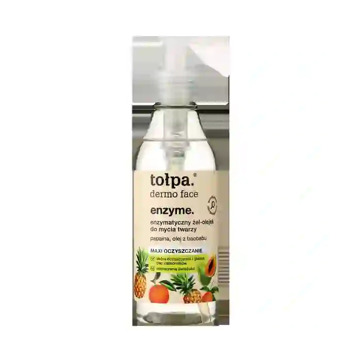 TOŁPA Dermo Face Enzyme enzymatyczny żel-olejek do mycia twarzy 195ml
