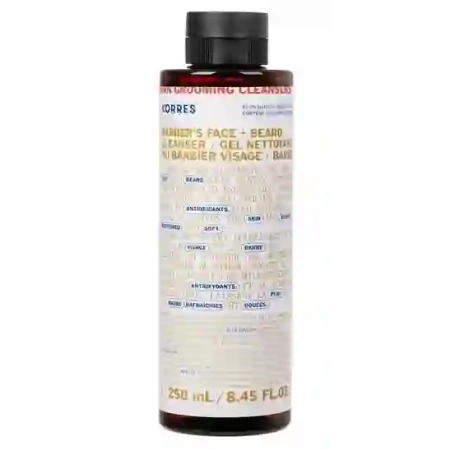 KORRES Achillea Men żel do mycia twarzy i brody oczyszczający 250ml