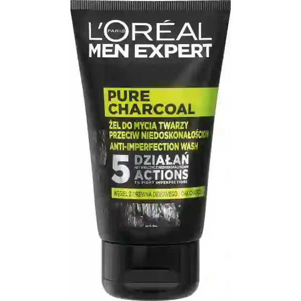 LOREAL Men Expert Pure Charcoal żel do mycia twarzy 100ml
