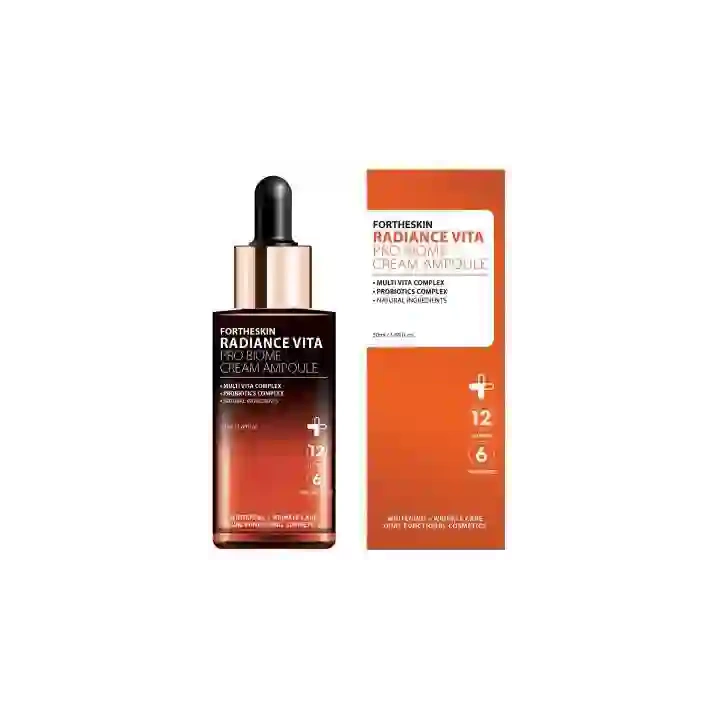 FOR THE SKIN Radiance Vita ampułka do twarzy rozjaśniająca kremowa z Witaminami 50ml
