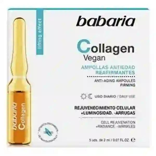 BABARIA Collagen Vegan ampułki do twarzy intensywnie ujędrniające 5x2ml 
