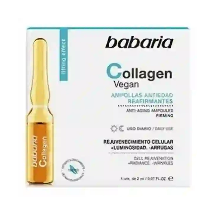 BABARIA Collagen Vegan ampułki do twarzy intensywnie ujędrniające 5x2ml 