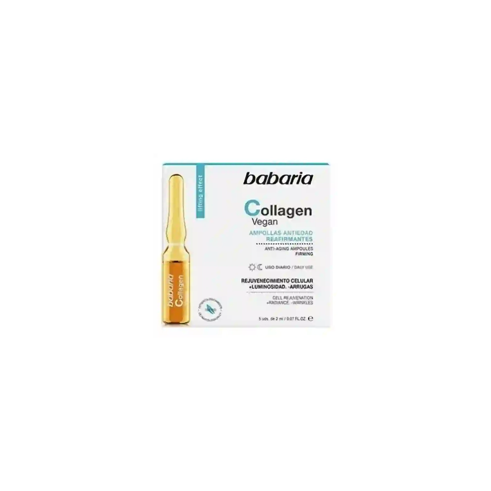 BABARIA Collagen Vegan ampułki do twarzy intensywnie ujędrniające 5x2ml 
