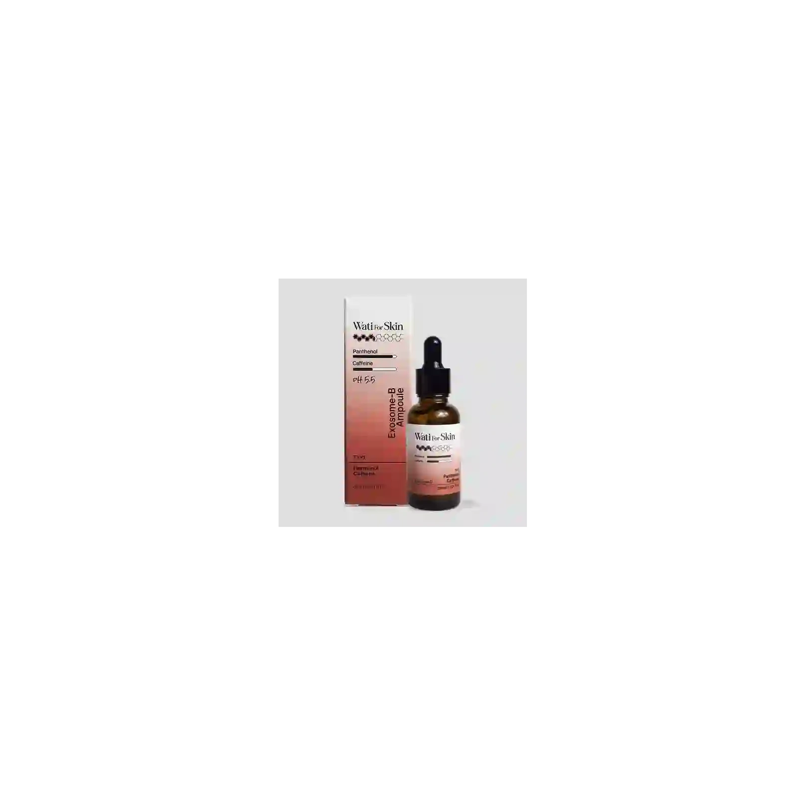 WATI FOR SKIN Exosome-b Ampoule ampułka do twarzy Panthenol Caffeine 30ml
