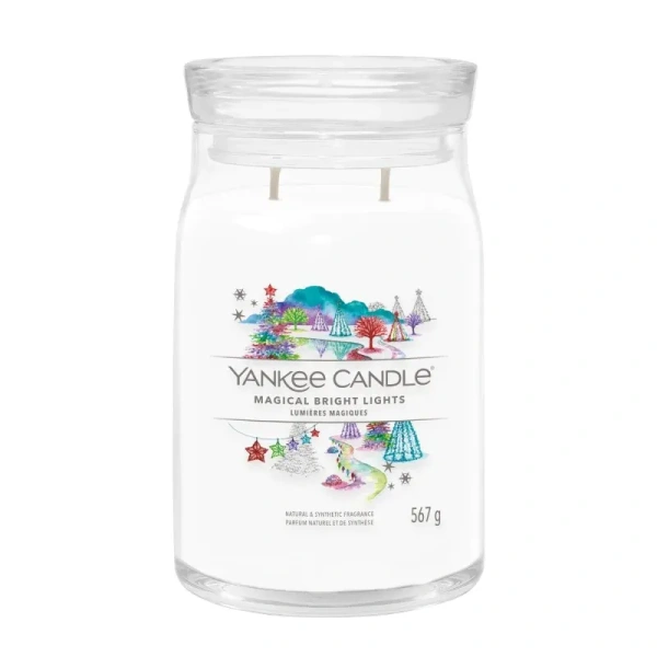 YANKEE CANDLE Signature Duża świeca w słoiku MAGICAL BRIGHT LIGHTS 567g