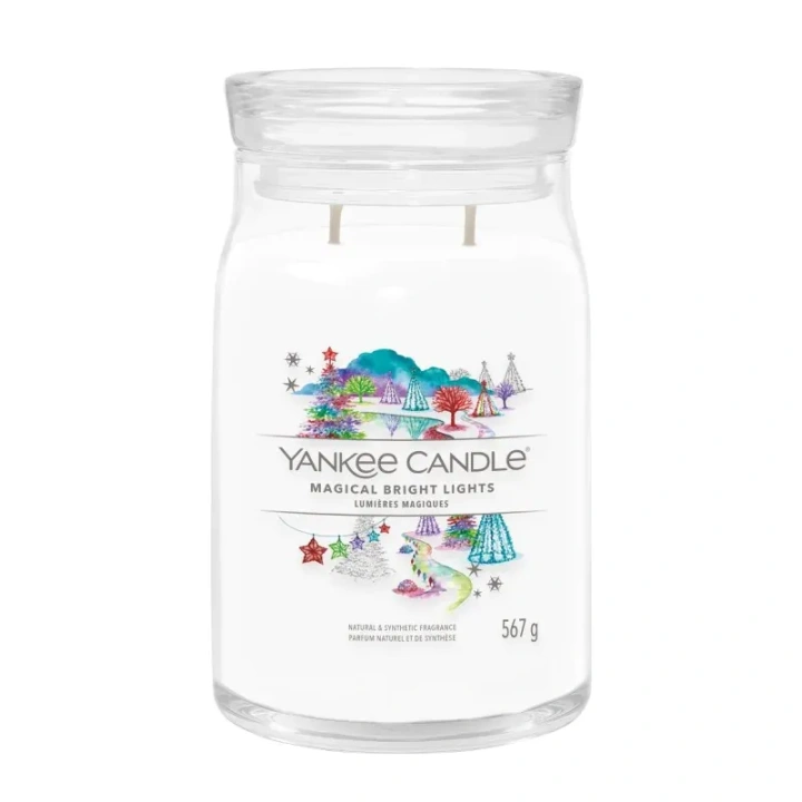 YANKEE CANDLE Signature Duża świeca w słoiku MAGICAL BRIGHT LIGHTS 567g